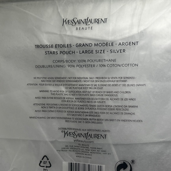 YSL silver pouch - Picture 5 of 5